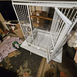 Parrot Cage, Large, Also Portable Cage