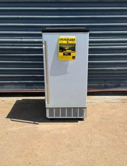 New!! COWSAR 15 in. 80 Ibs. Freestanding/Under Counter Ice Maker in Stainless Steel Silver