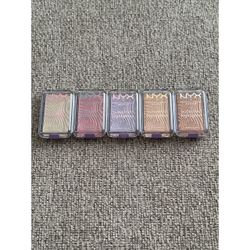 BRAND NEW NYX Buttermelt Highlighter 5-Piece Lot Sealed 5 Shades Full Size
