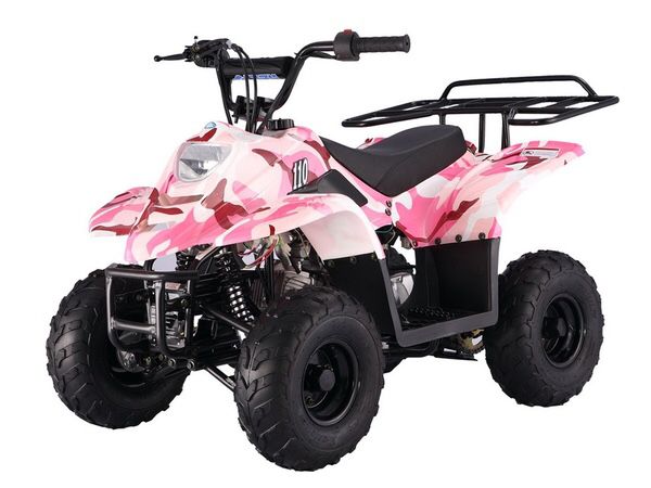 Pelágico empezar Subproducto Cuatrimoto para niña rosa 110cc for Sale in Dallas, TX - OfferUp