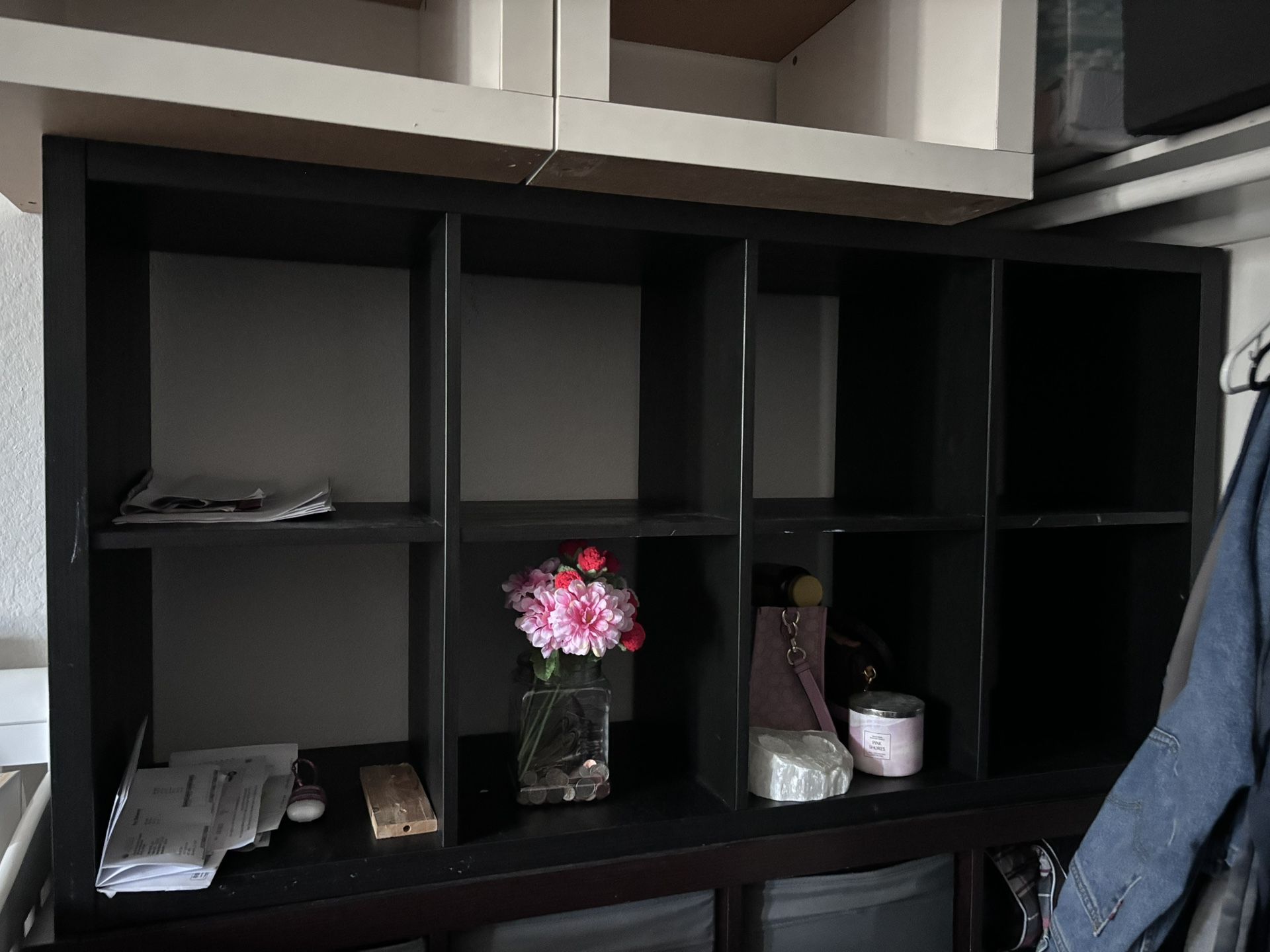 Black IKEA Kallax Cubes 