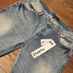 Size 38 purple jeans