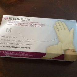 Vinyl Disposable Gloves , Pack Of 100  Size M