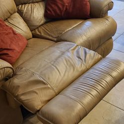 Lazy Boy Leather Sofa Set, $1499