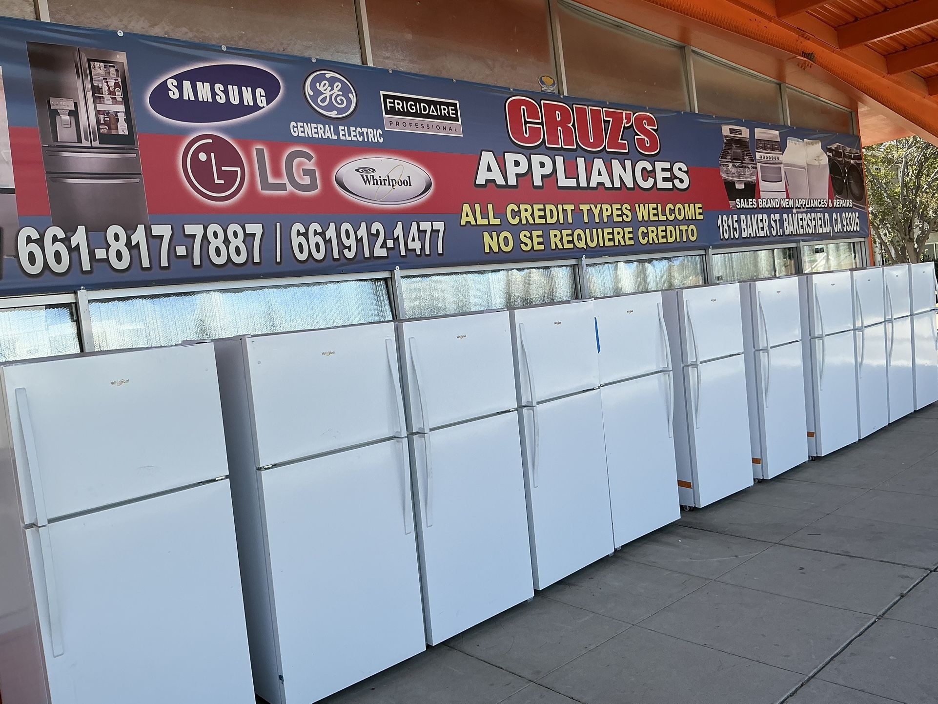 Cruz S Appliances Whirlpool 18.3 Cu Ft Top Freezer Refrigerator White $480