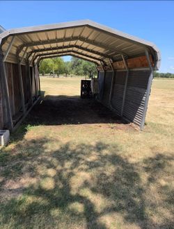 Metal Carport with Side Panels