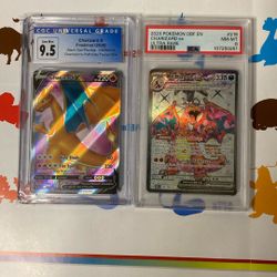 Charizard V And Charizard EX Graded