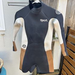 Rip Curl Dawn Patrol 3/2 Back Zip Womens Spring Wetsuit Size8