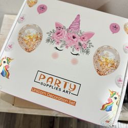 Unicorn Birthday Supply Set