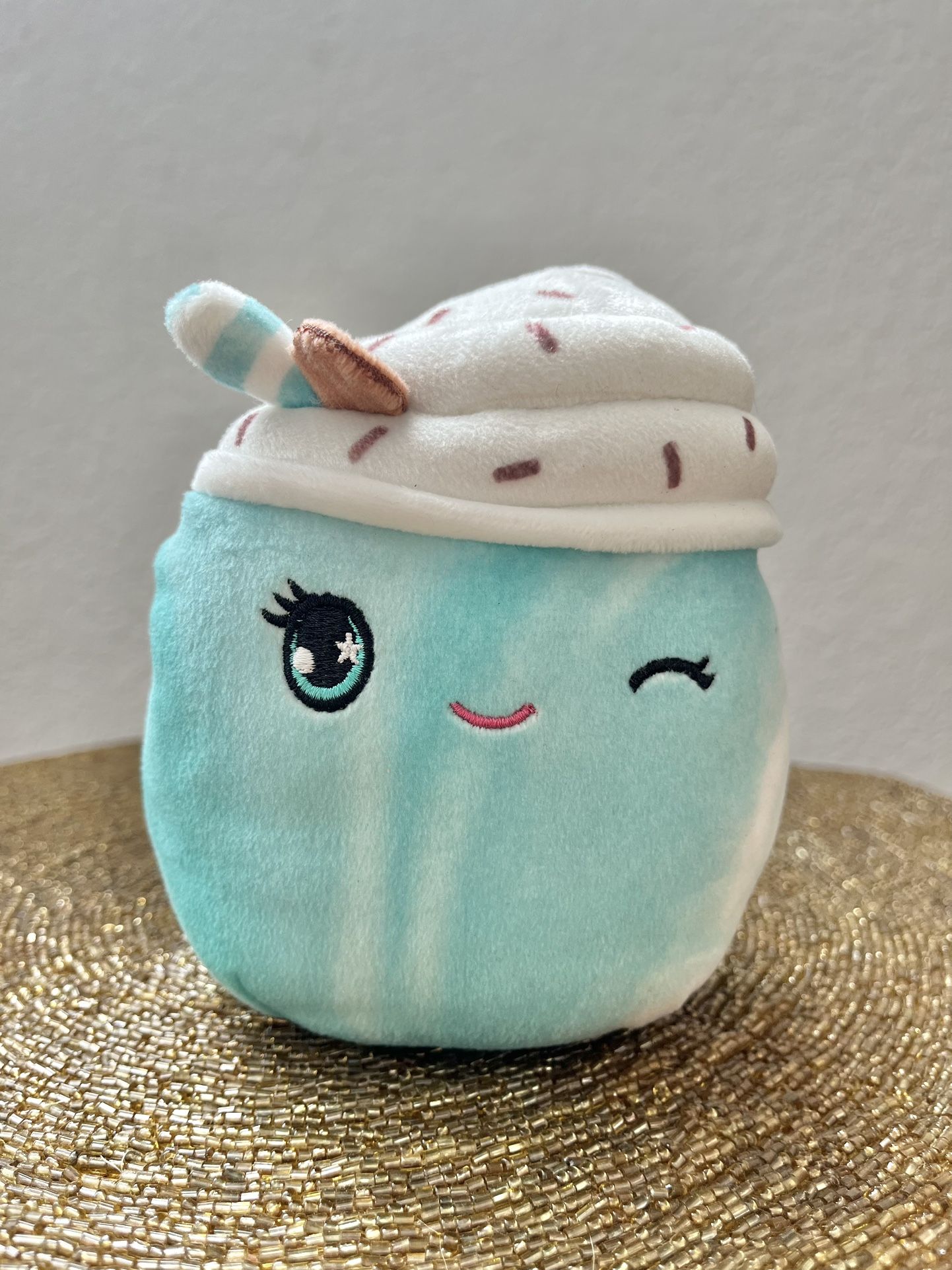 Original Squishmallow 5" Mystery Visit Squad MINT CHOCOLATE CHIP Plush !!!!!