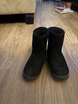Cat & Jack girls blk boots