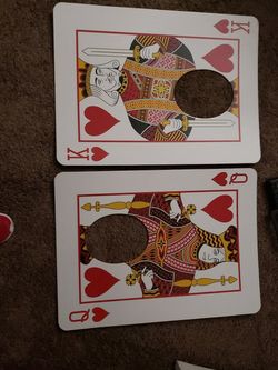 Quuen And Queen Card Prop For Pictures