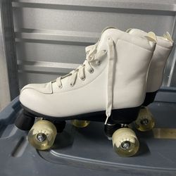 Women White Skates