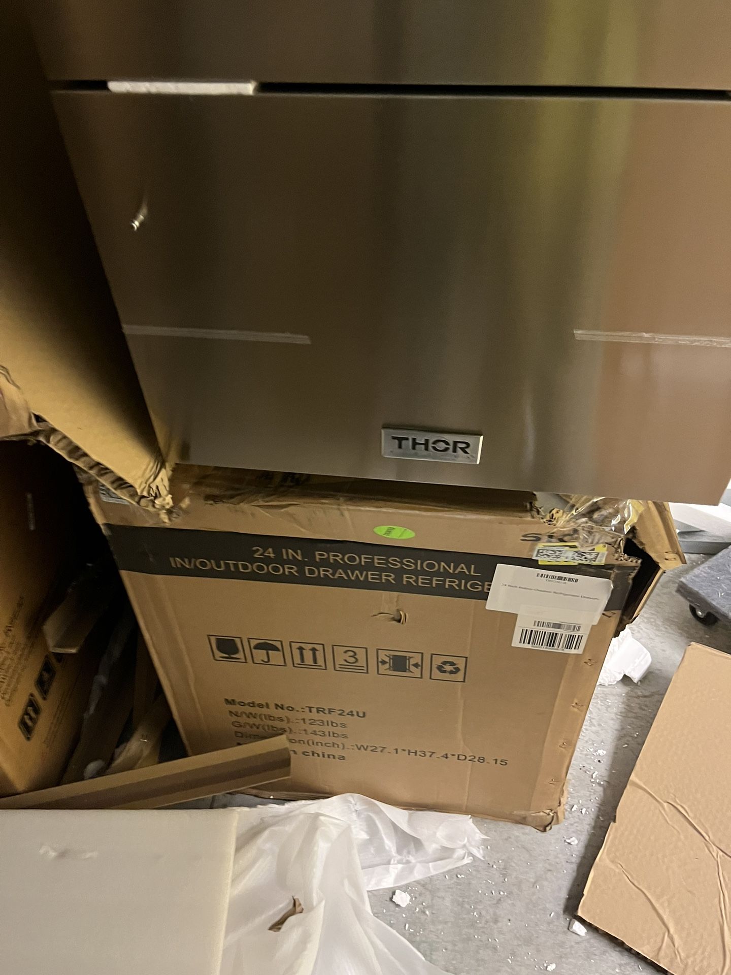 24in Thor Indoor Outdoor Fridge