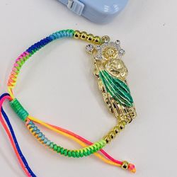 Pulsera Ajustable San Judas Tadeo/Saint Jude Thaddeus, bracelet abjustable
