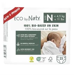 Diapers Eco 100% BIO-BASED on Skin Size Newborn