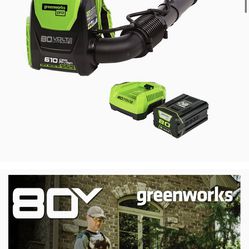Green Works Pro 80v Backpack Leaf Blower