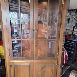 Corner Hutch Cabinet