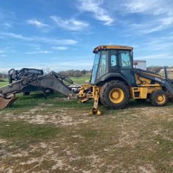 John Deere Backhoe Excavator 