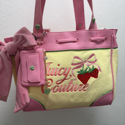 Juicy Couture Retro Strawberry Tote