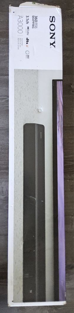 NEW (Open Box)🔥Sony A3000 Sound Bar🔥360 Sound Mapping, 3.1ch, Dolby ATMOS - $250