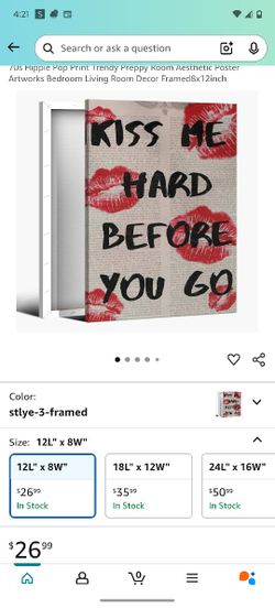 Kiss Me Hard Frame