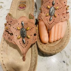 Women’s Leather Earth Spirit Sandals SZ 7