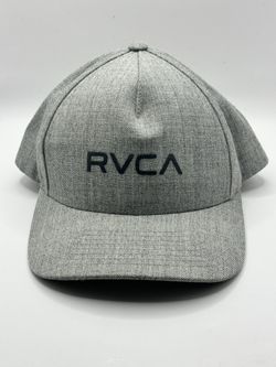 RVCA Gray Adjustable Snapback Cap - Stylish Men's Hat, Perfect Fit, Trendy Design