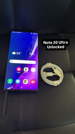 Samsung Note 20 Ultra 5g. Like New And Unlocked!