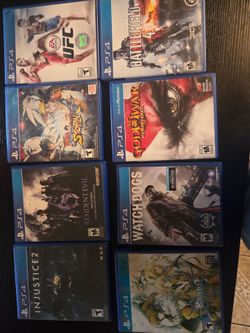 Lot of PS4 games