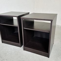 A Pair of Side Tables 