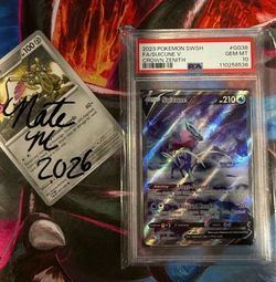 Crown Zenith Suicune V PSA 10 Pokemon card