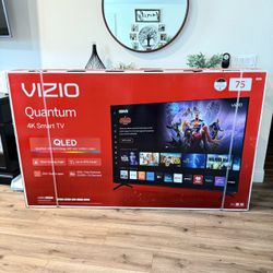 75" VIZIO Quantum 4K QLED HDR Smart TV WiFi Dolby Vision NEW Sealed BOX