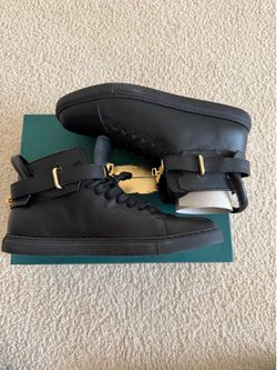 BUSCEMI 100MM Black High-Top Sneakers