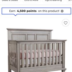 Oxford Baby Kenilworth 4-in-1 Convertible Crib in Stonewash