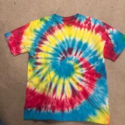 Tie-Dye Rainbow Spiral T-Shirt