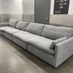 Down Filled Sectional Cloud Sofa Couch