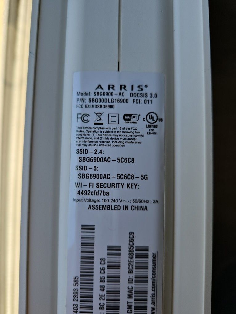 Arris Router