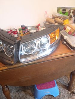 New Headlight Assembly W/ New LED Bulbs