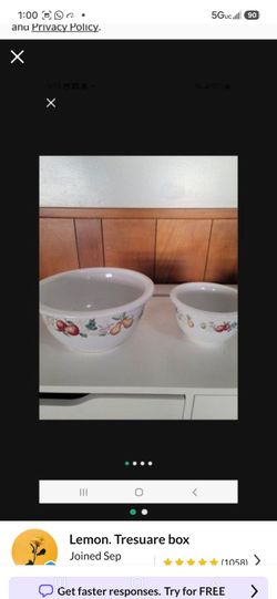 Corelle Coordinates CHUTNEY Stoneware Mixing / Nesting Bowls (Set of 2 )