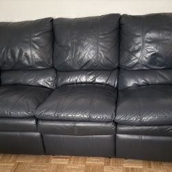 Leather Couch and Loveseat