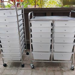 Storage drawer carts mobile metal rolling Ikea