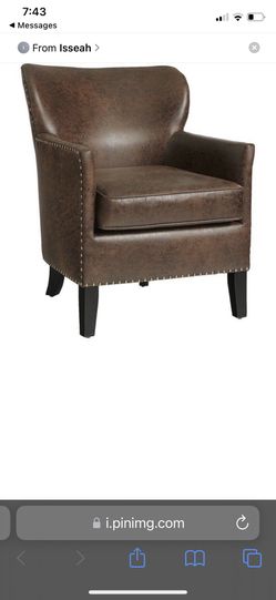 Brown Leather Chair 