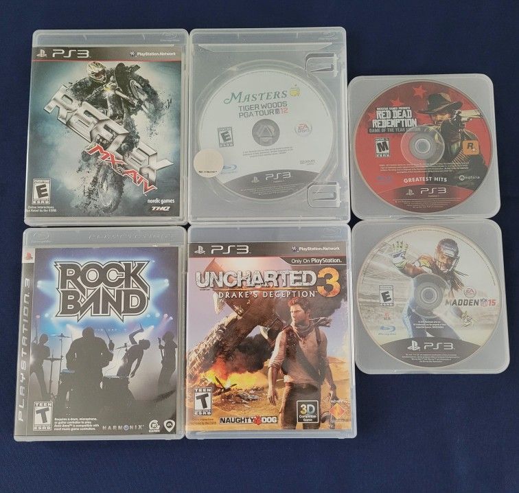PS3/Playstation 3 Games ($4 each or all 6 for $20)