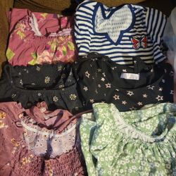 Girls' Shirts Mixed Sizes M & L