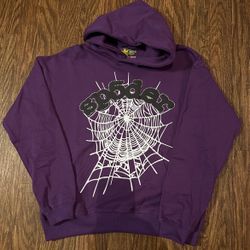 purple sp5der hoodie 