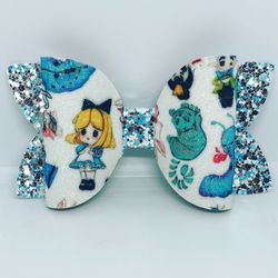 Alice in wonderland hair bow
