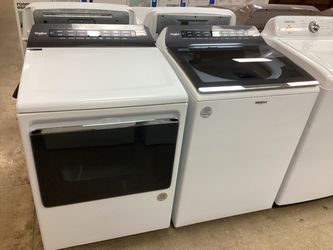 Whirlpool Smart 5.3 cu.ft. Top Load Washer and Smart 7.4 cu.ft. Electric Dryer Set