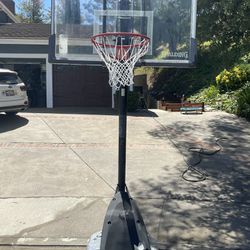 Spalding Basketball Hoop with Brand New Net