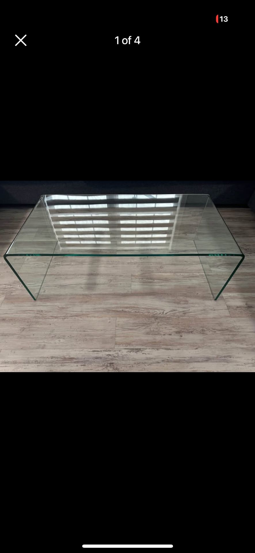 Glass Coffe Table